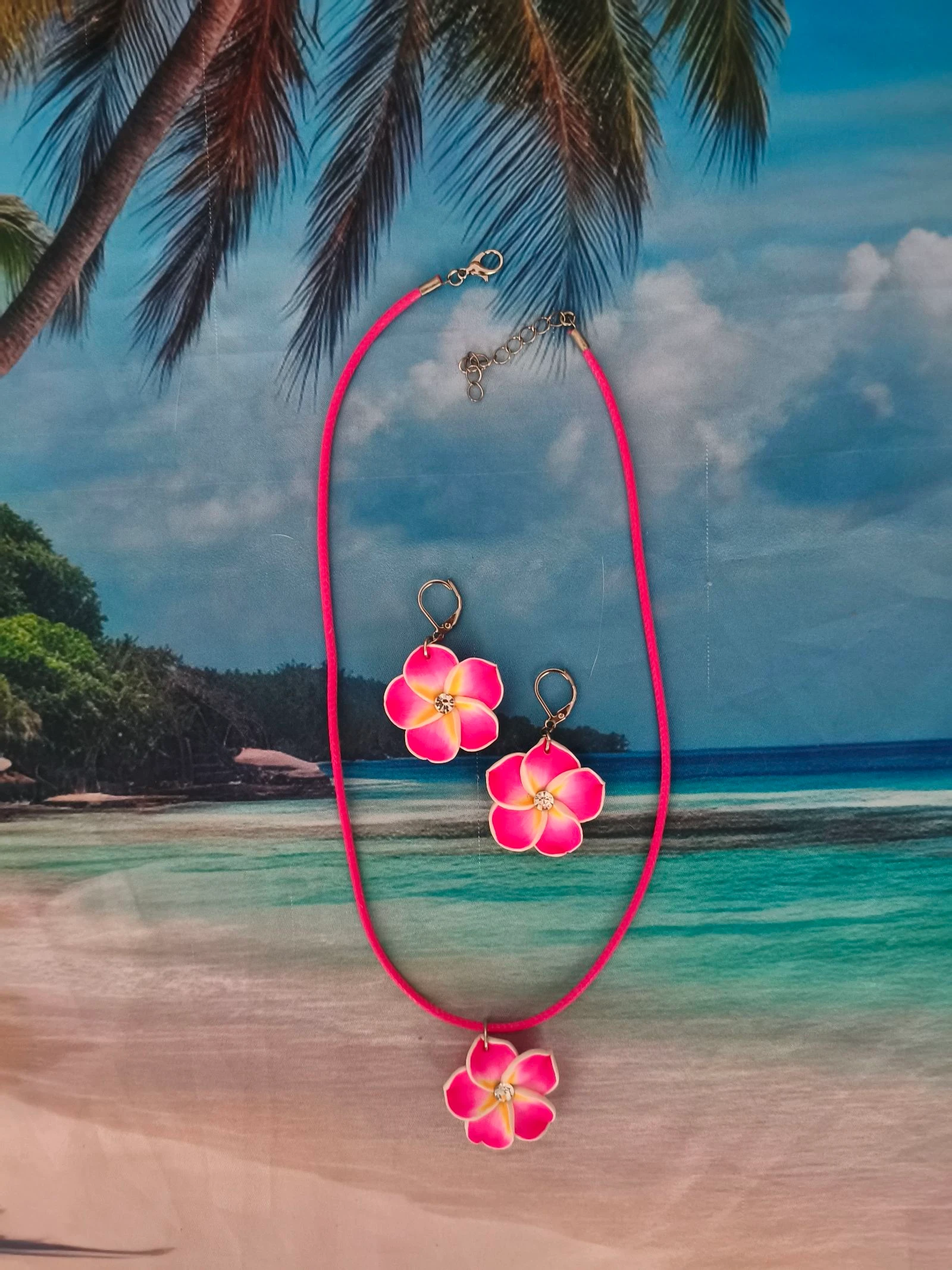 Collier en oorbellen vintage TBE – photo 5